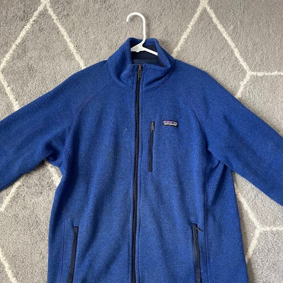 Patagonia blue zipper jacket